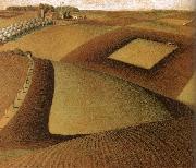 Grant Wood Break ground oil